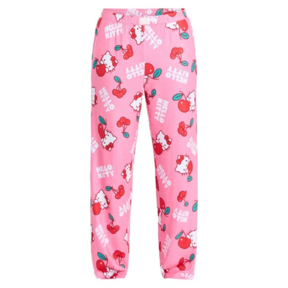 Hello Kitty Women's and Women's Plus Sleep Pants with Pockets, 32" Inseam, Sizes - Picture 3 of 3